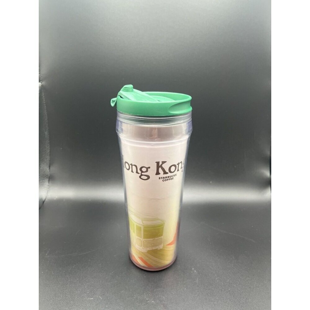 Starbucks Hong Kong Global Icon Collection Tumbler Travel Mug Cup 16 oz 2004